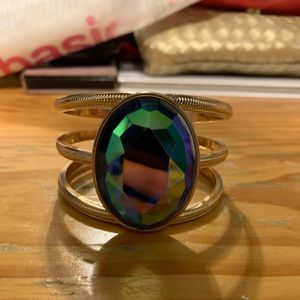 Big jewel Bracelet Green/Blue